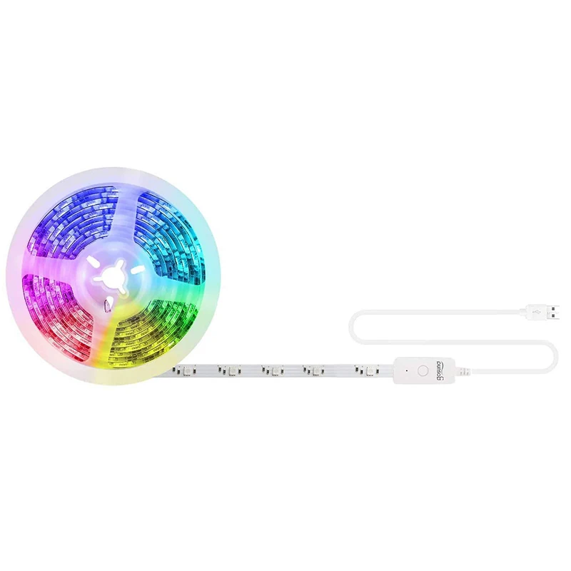 

5050RGB Tuya/smart Life Gosund 2.8mLED Strip USB LED TV Backlight Decoration BackLight Lamp Night Light Luminous String For Home