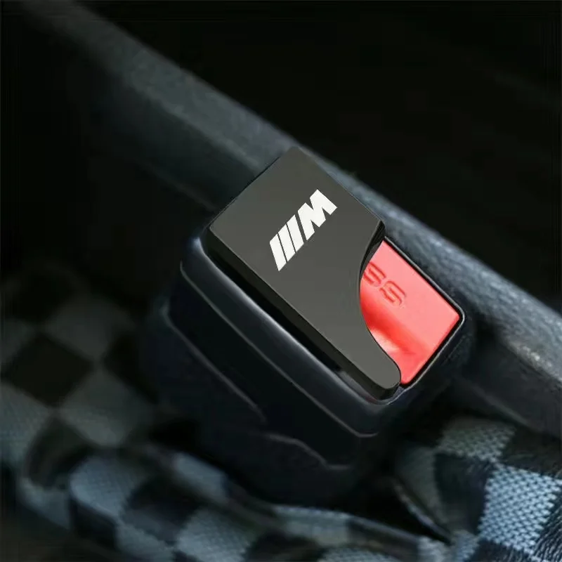 

1PC Hidden Zinc Alloy Car Safety Seat Belt Buckle Clip For BMW M E60 E30 F30 F10 F20 E36 F15 F25 Car Accessories