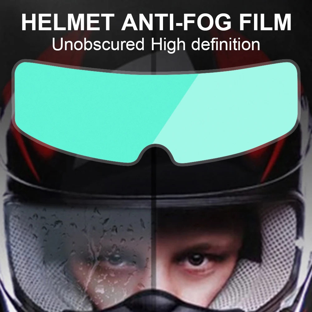 

30x12cm Universal Motorcycle Helmet Lens Film Hot Sale Rainproof Anti-Fog Lens Protective Sticker Patch Motorcycle Accessories