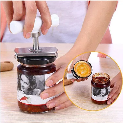 

New adjustable multifunctional bottle opener stainless steel lid can opener labor-saving screwdriver can opener kitchen gadget