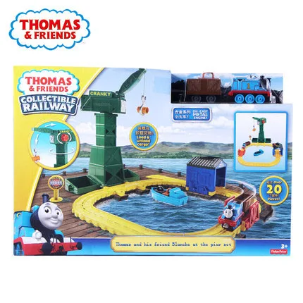 Оригинальная модель железной дороги Thomas and friends the Blanche at dock подарок для мальчика