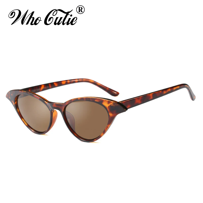 Женские солнцезащитные очки кошачий глаз WHO CUTIE коллекция 2019 года брендовые