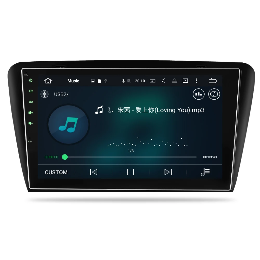 Автомагнитола с 4 Гб ОЗУ Android 9 0 DVD плеер для Skoda Octavia A7 2013 2016 автомагнитола GPS