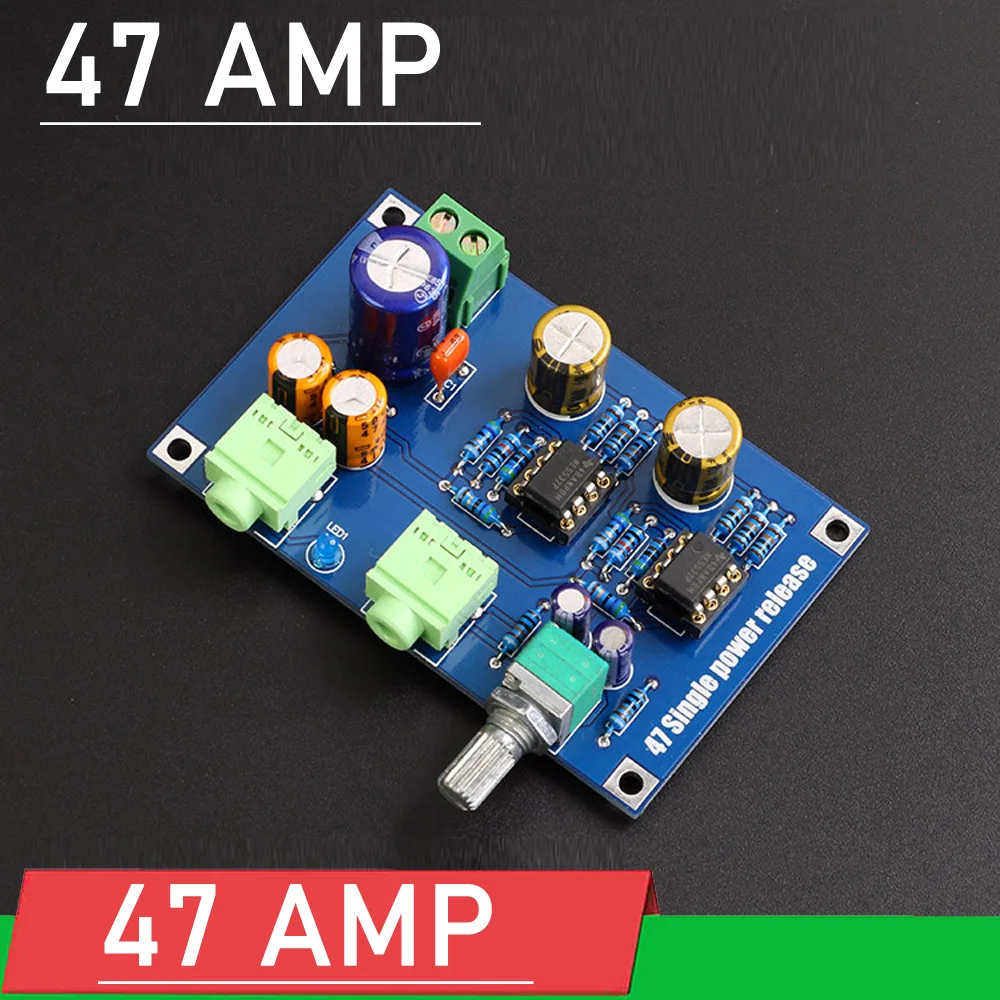 DA 47 а одиночный источник питания 12 В 24 в портативный усилитель мощности наушников
