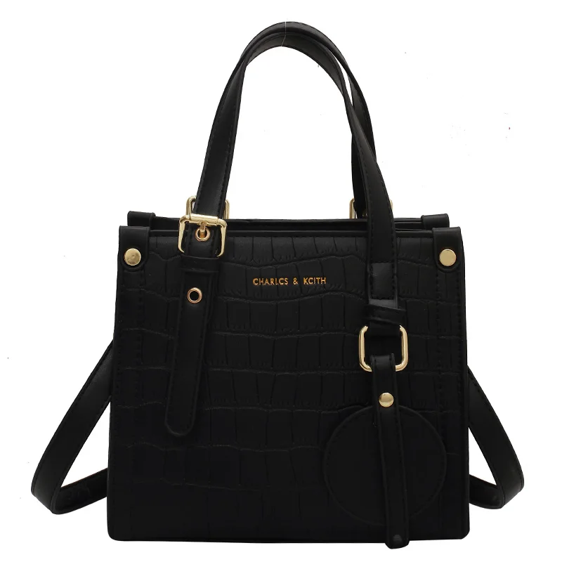 

Stone Pattern Small Solid Color Simple Pu Leather Shoulder Crossbody Bags for Women 2021 Fashion Handbags and Purses Tote
