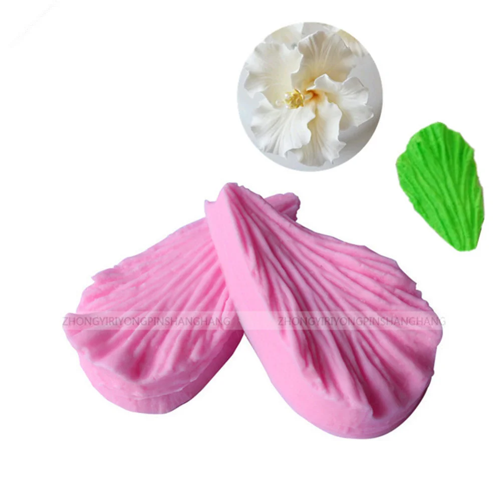 Лепесток тиснение 3D листья помадка фотообои кухня выпечка сделай сам свадебный