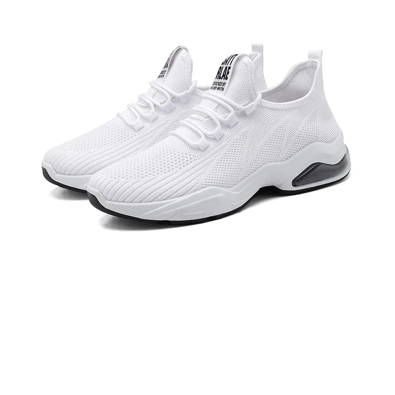 

Кроссовки мужские прогулочные, дышащие, модная повседневная обувь, теннисные туфли, черные