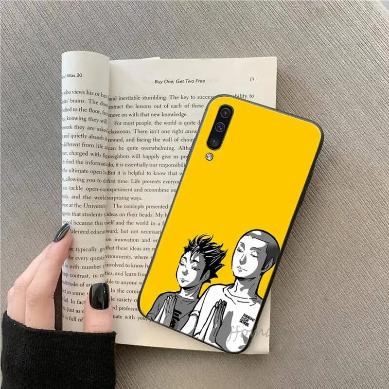 

Cute Japan Anime Oya Haikyuu ball friend Phone Case For Samsung galaxy S 7 8 9 10 20 edge A 6 10 20 30 50 51 70 note 10 plus