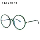 Очки Feishini в стиле ретро с защитой от синего излучения