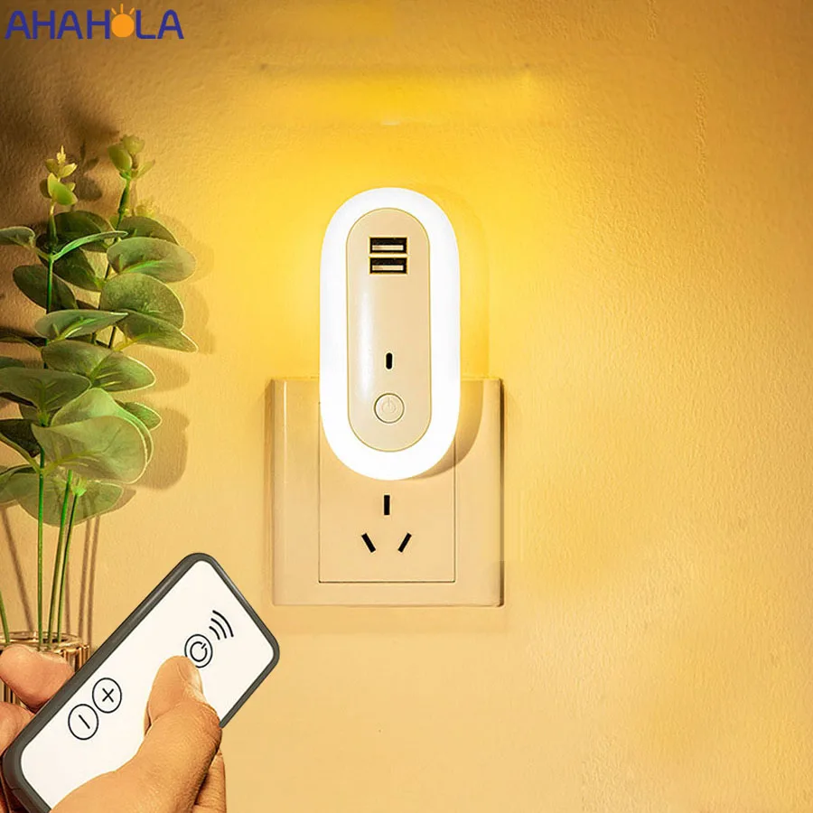

LED wall light AC 110V 220V indoor lighting home bedroom bedside lamp living room Wall Lamp with Remote Control