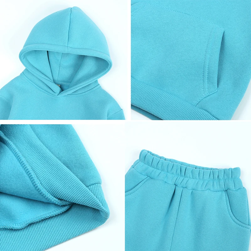 Спортивный костюм с флисовой подкладкой для мальчиков и девочек 8-10 лет | Мать