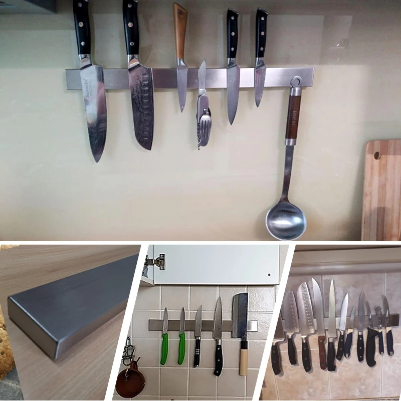 Профессиональная магнитная лента для ножей магнитный держатель из нержавеющей