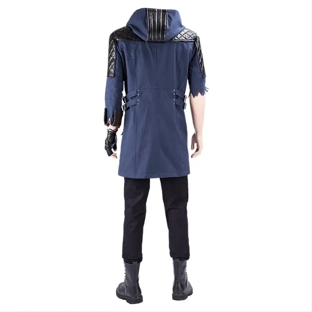 Костюм для косплея Nero DMC 5 для взрослых мужчин, куртка-пальто, униформа, наряд, костюм для Хэллоуина и карнавалов.