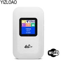 yizloao 4g lte wifi router mobile hotspot mifi 150mbps modem wireless 3g 4g wi fi router with sim slot car broadband