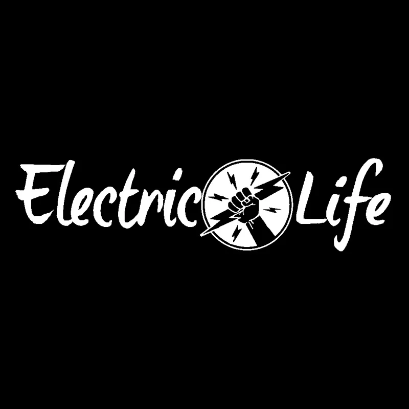 

Electric Life Personalized Car Stickers Waterproof Decals Suitcase Laptop Motorcycle Auto Accessories PVC,18cm*4cm