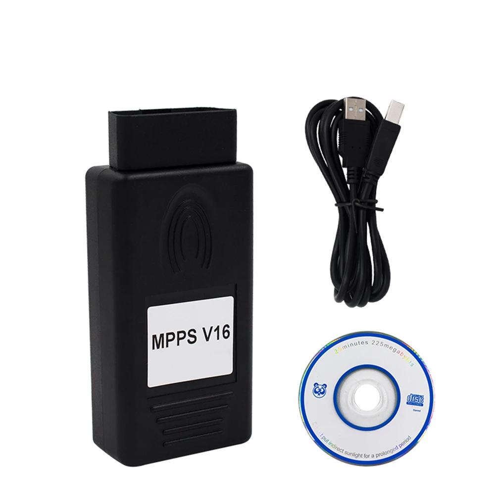 KKMOON OBD2 Диагностический MPPS V16 ECU чип Тюнинг инструмент obd2 разъем автомобильный диагностический кабель автомобильный Стайлинг OBDII USB кабель