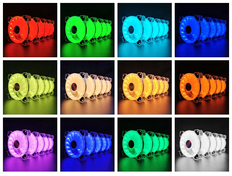 PC Case Fan 120mm Cooling Cooler 6Pin 5V Adjustable RGB Led Mute Computer Fans Radiator Ventilador | Компьютеры и офис