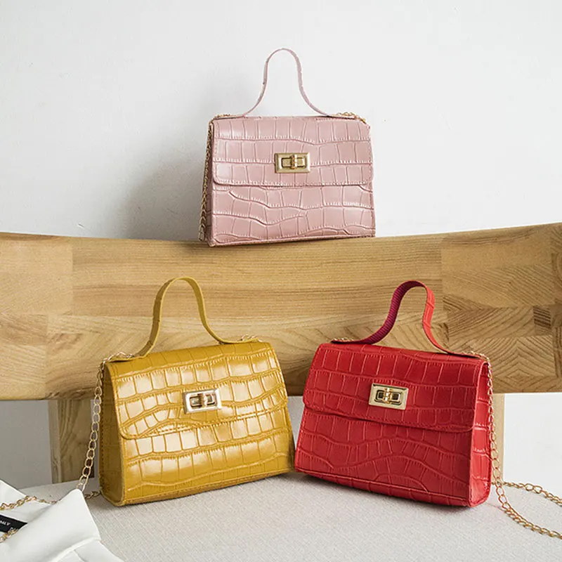 

Luxury Handle Mini Bags Brand Purses Handbags 2020 Women Designer Small Shoulder Crossbody Bags Female Crocodile Pattern Totes