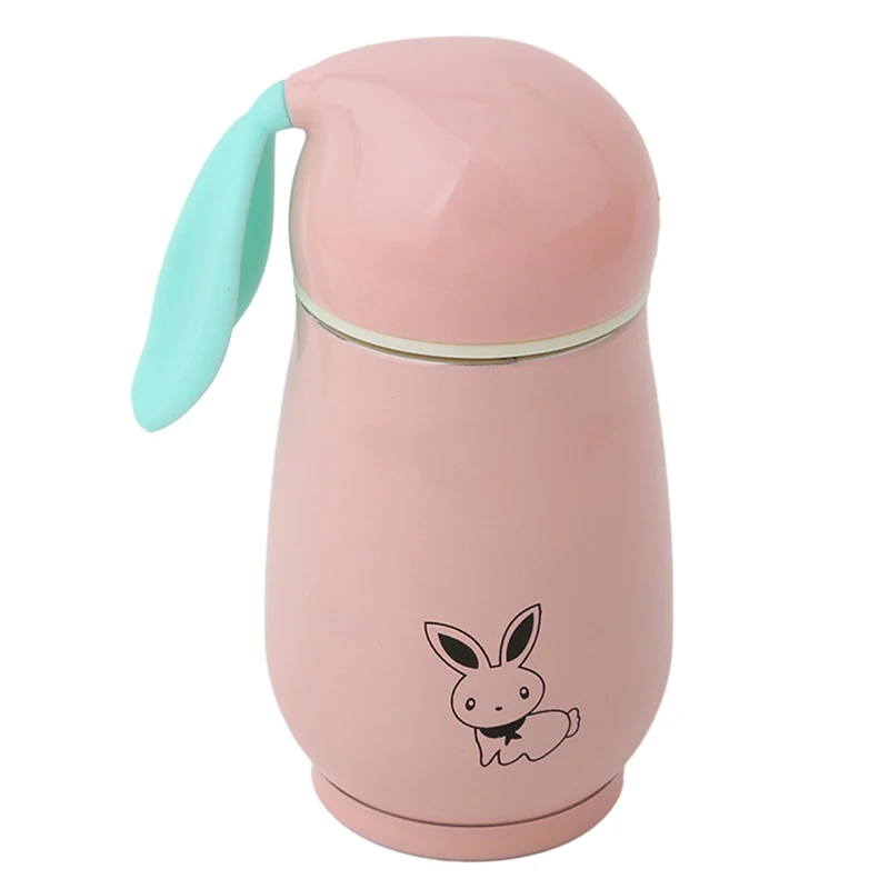 

Rabbit Thermo Cup Stainless Steel Kid Thermos Bottle For Water Thermo Mug Cute Thermal Vacuum Flask Child Tumbler