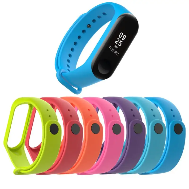 

Color Strap For Xiaomi MiBand 3 Sports Waterproof Fitness Silicone Wristband Replacement Wrist Strap For Mi Band3 Smart Bracelet