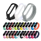 Ремешок для часов Mi Band 5, браслет для Xiaomi 5 Band, сменный ремешок из ТПУ Для Xiaomi Mi 5, умные аксессуары, 22 цвета