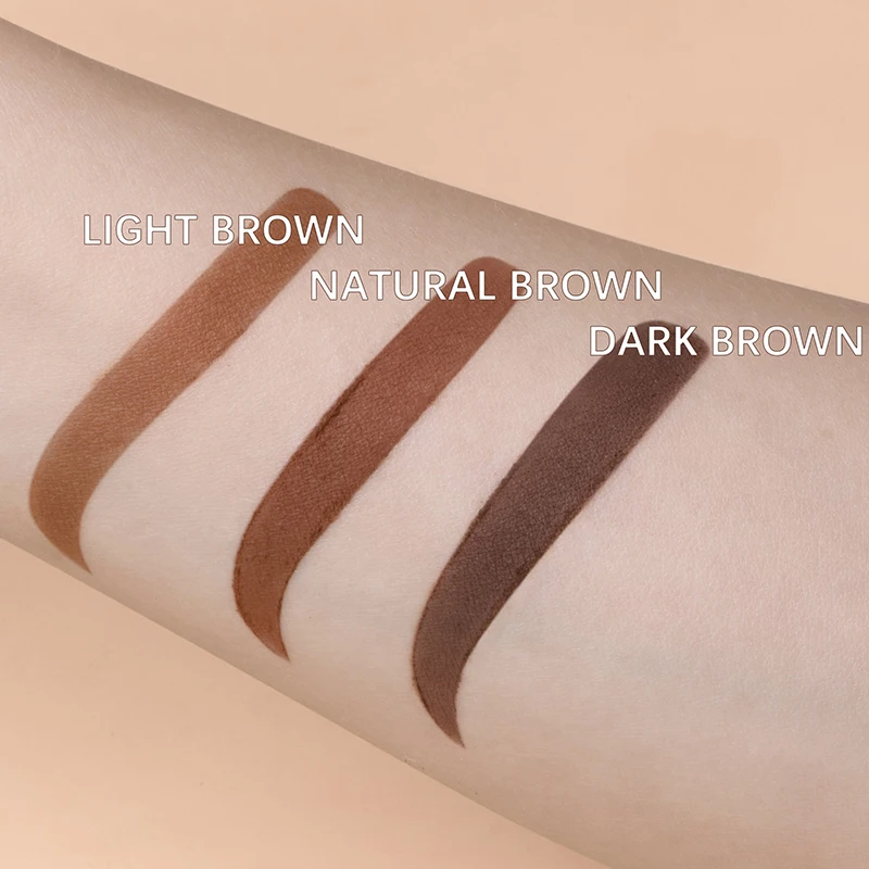 Набор для формирования бровей 3 цвета блестящий карандаш трафареты водостойкий