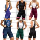 Велосипедный комбинезон, шорты для фитнеса, Лайкровые брюки, женский комплект одежды для велоспорта, летняя спортивная форма с гелевыми вставками