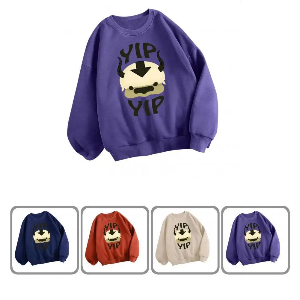 

Letter Great Round Neck Cute Fall Sweatshirt Unisex Women Sweatshirt O Neck for Home