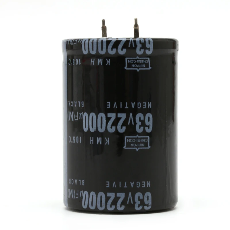 22000 мкФ 63V Алюминиевый электролитический конденсатор 105 °C размер 35x50 мм цилиндрический Прямая поставка поддержка