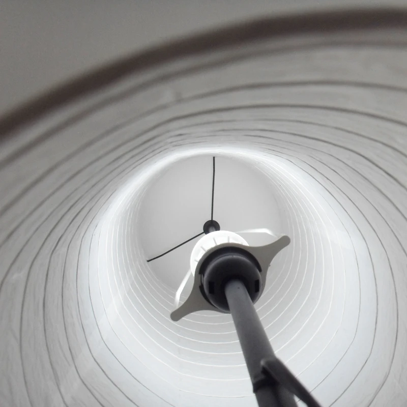 Современный светодиодный напольный светильник креативный бумажный абажур для