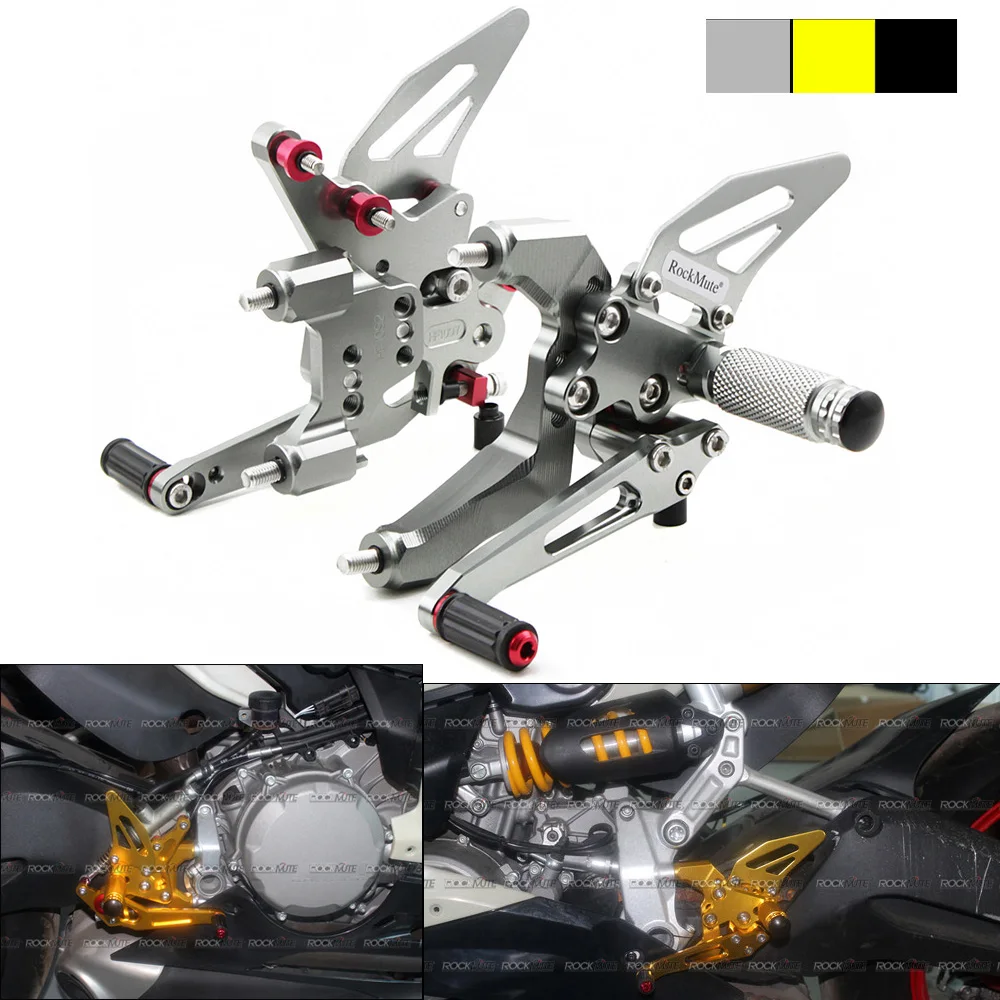 

Rider Rear Set Rearsets Foot Peg Rest Footpeg Brake Shift Shifting Lever Pedal For DUCATI 959 Panigale 17-20 2017 2018 2019 2020