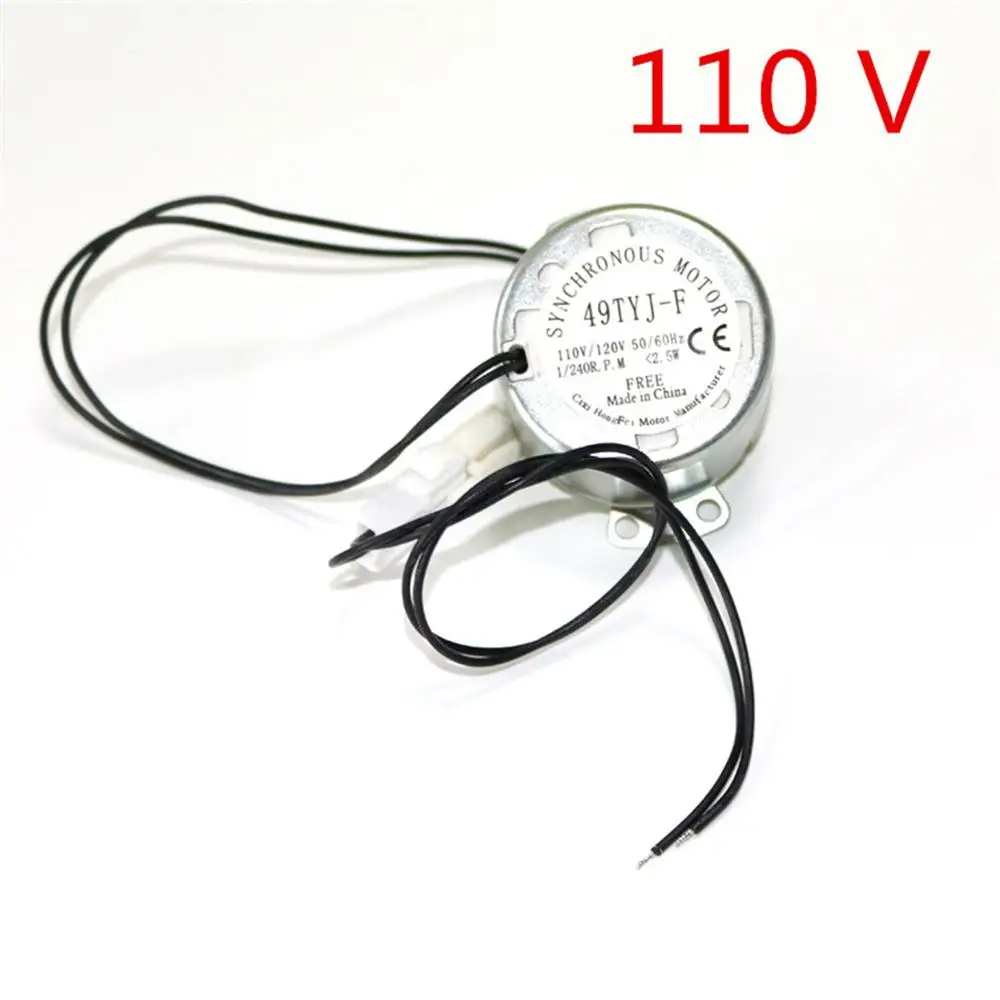110V AC 220 V/110 V мотор 1/240 rpm инкубатор поворот яиц мотор фермы животных инкубационное оборудование инкубационные двигатели 1 шт - Цвет: 110V
