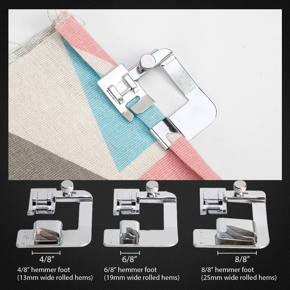 3 шт. набор прижимных лапок для швейных машин Brother Singer|Швейные машины| |