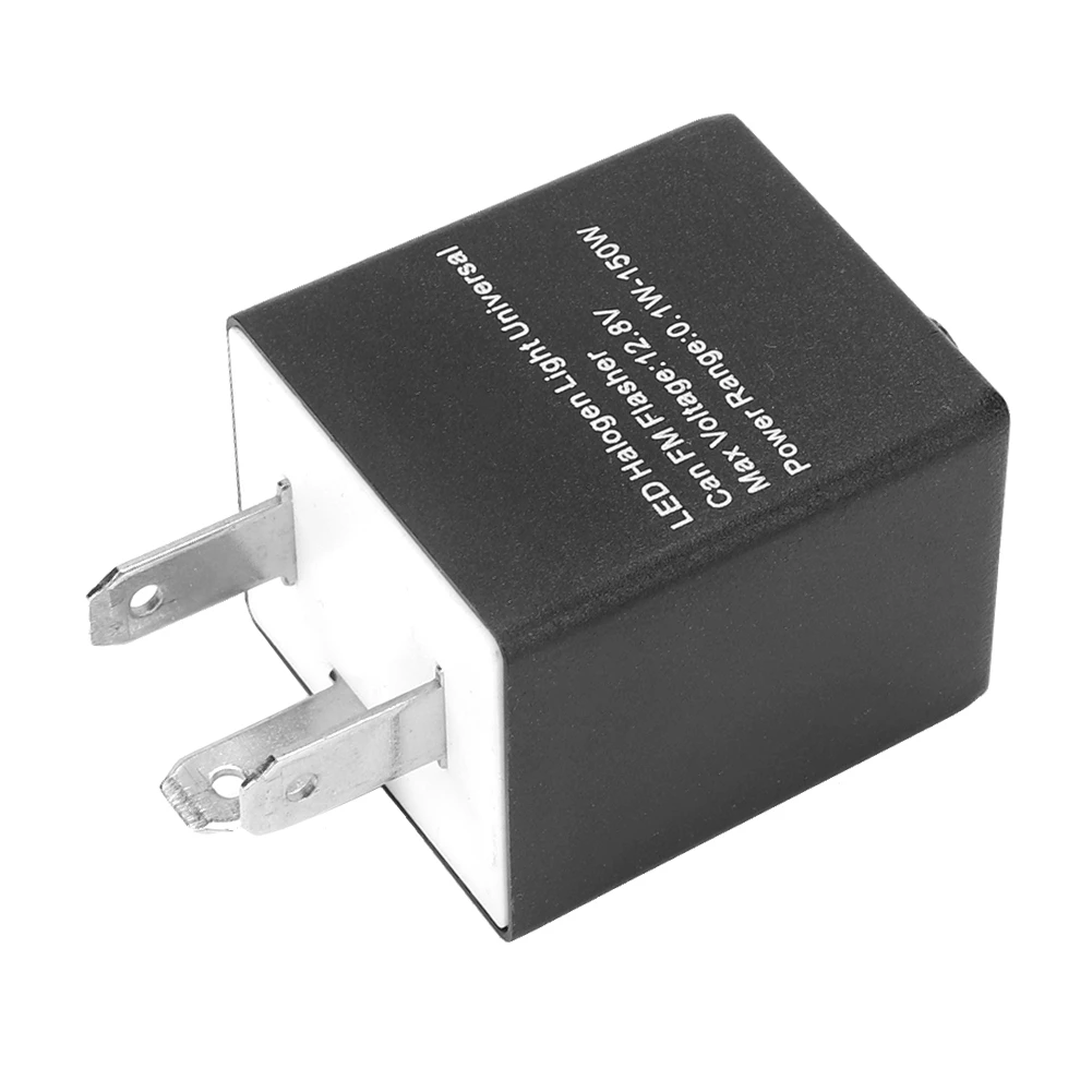 

LED Flasher 3Pin Frequency Relay Turn Signal Indicator Motorcycle Motorbike Fix Motorcycle Flasher Multiple Protection Safe