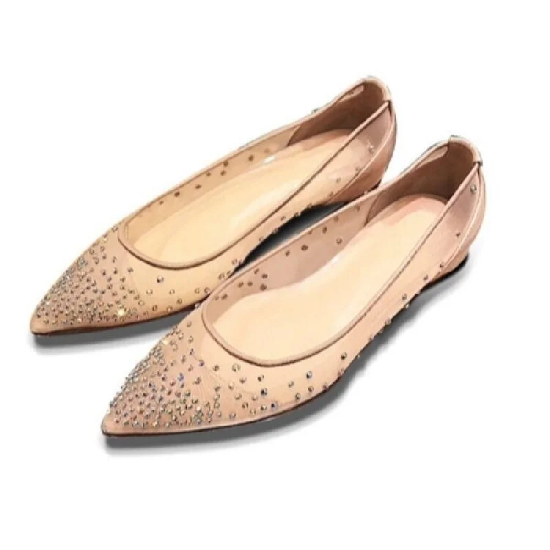 

Модные туфли Феи принцессы туфли на плоской подошве со стразами свадебные туфли женские туфли Размеры 35-41