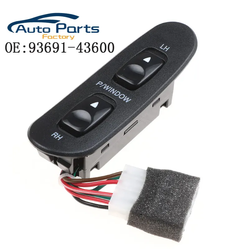 

New 7 Pins Electric Power Window Switch Front Left Auto Parts For Hyundai H100 Kasten 93-12 93691-43600 9369143600