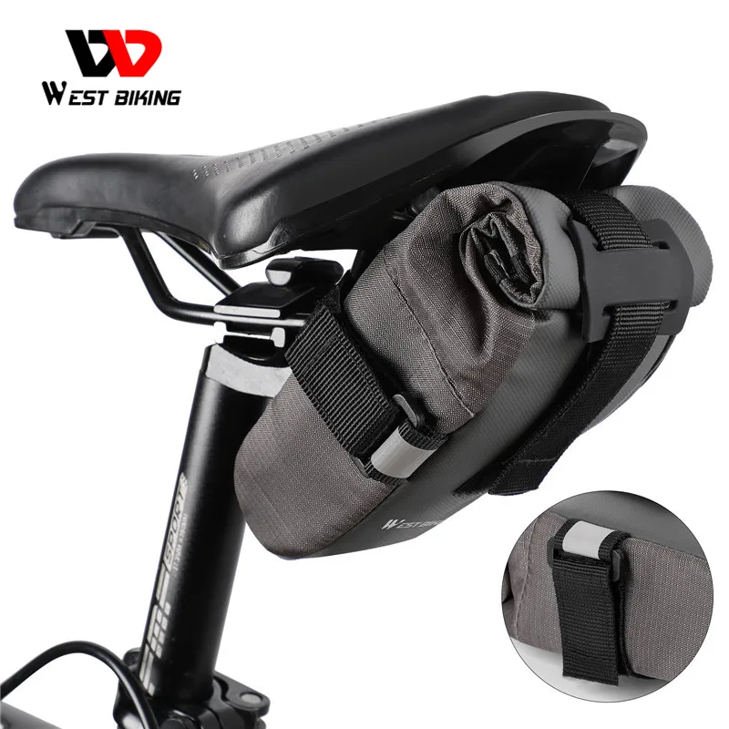 

WEST BIKING Rainproof Bicycle Bag Shockproof Bike Storage Saddle Bags Large Capatity Seat Cycling Tail Pouch Bags MTB Bike Bags