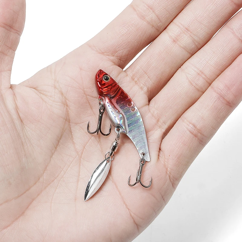 2020 Новинка 5 см 5.5Cm12G 16 г Crankbait Vib приманки для зимней рыбалки Воблеры Реалистичные