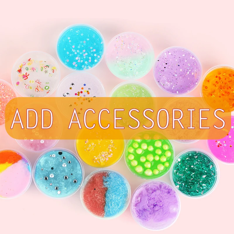 Прозрачный Шпатлёвки кристаллизованный клей слизистый Пластилин глины