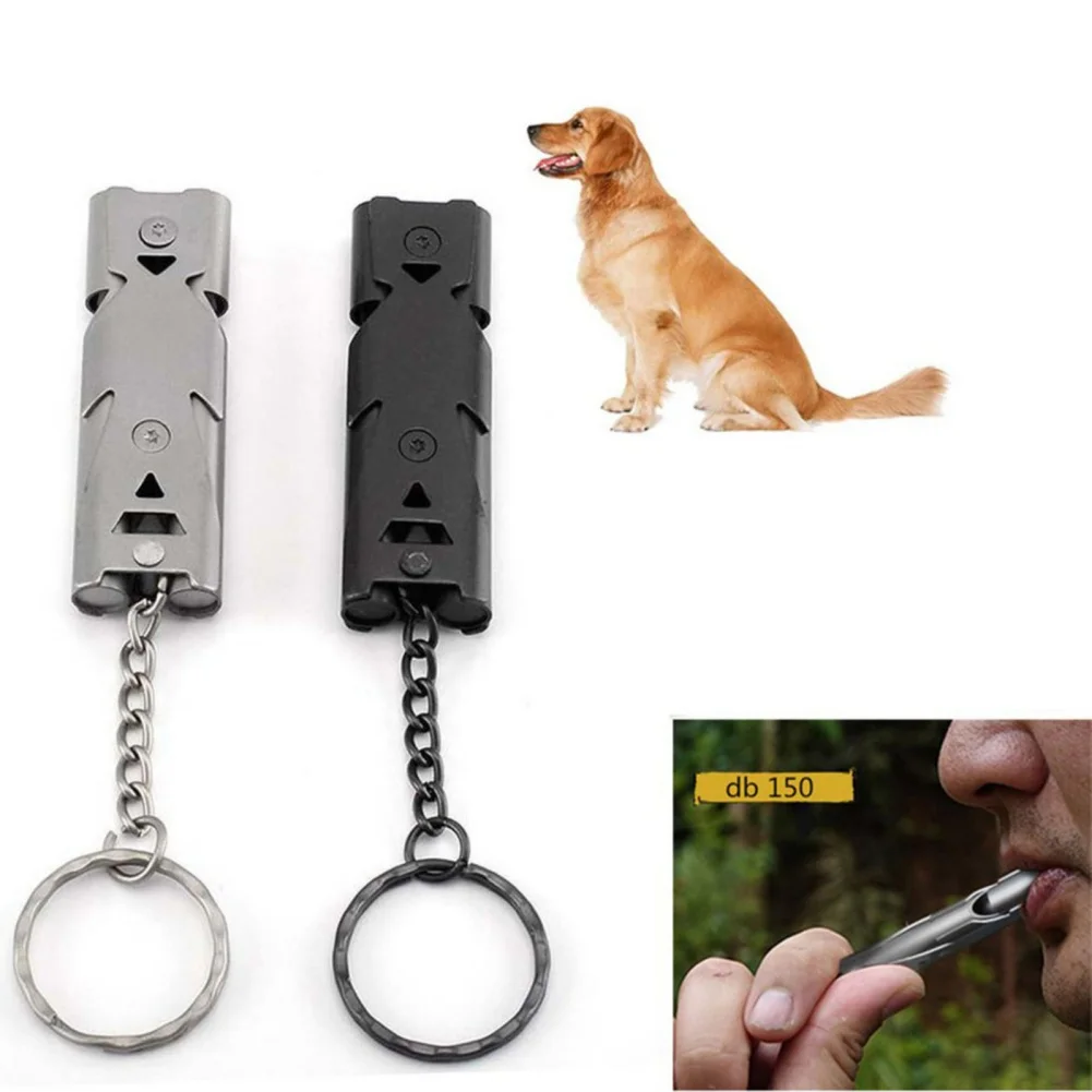 

High Decibel Whistle EDC Tool Outdoor Survival Portable Whistle Camping Tool With Key Chain