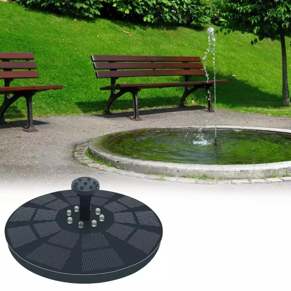 

16/13cm Solar Powered Fountain Pump Garden Pool Pond Submersible Floating Solar Panel Water Fountain For Outdoor Decoration