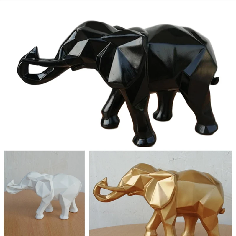 

Скандинавская Геометрическая статуя из смолы, украшение для дома, скульптура в виде животного, настольное украшение, поделки, украшения, ст...