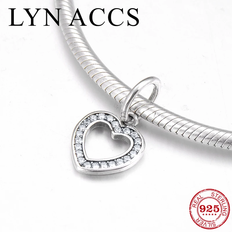 Бусины подвески из серебра 925 пробы с фианитом 925|Ювелирные шармы| |