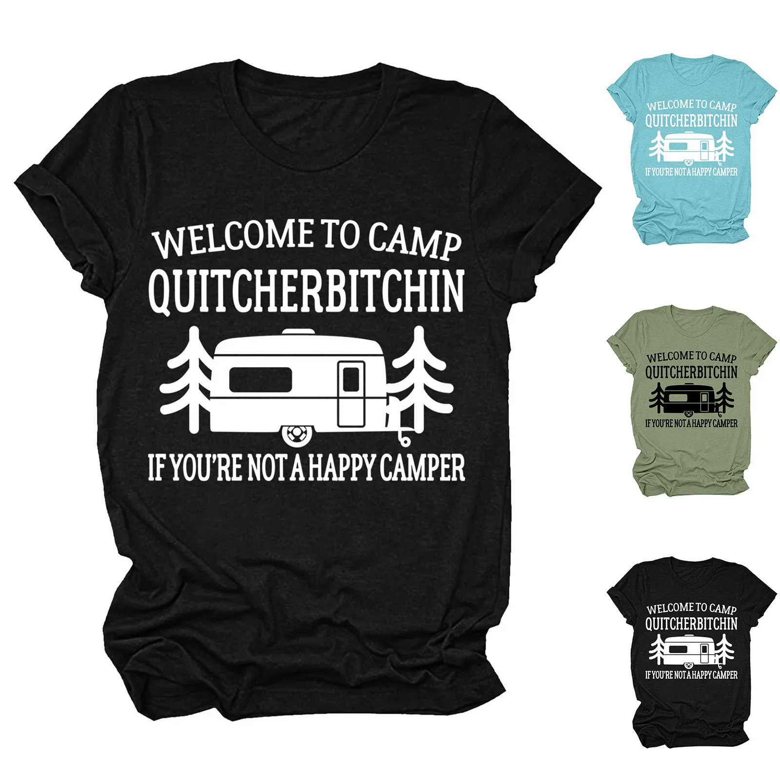 

Women-clothing Casual Printing Short Sleeves O-neck Loose T-shirt Blouse Tops Cruella Summer Sale Haut Femme Été Y2k Футболка