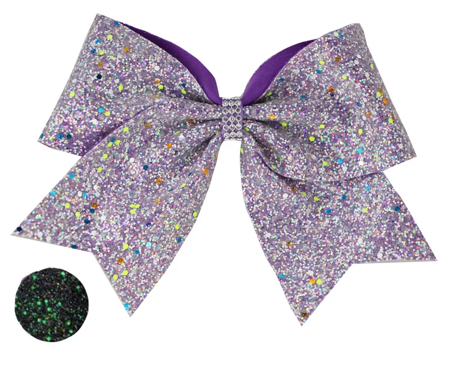 Новые рождественские Светящиеся 7 &quotдетский бант для волос световой из