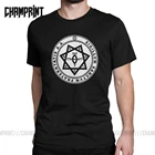 Мужская футболка с коротким рукавом Aleister Crowley Seal, Occult telema, Magic Solomon magict Occult Magick Demon Evil