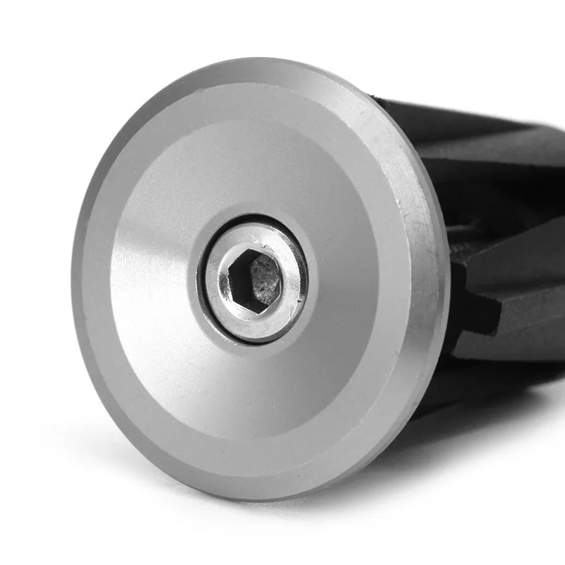 1 пара алюминиевых ручек для велосипеда MTB шоссейного рукоятка заглушки крышки