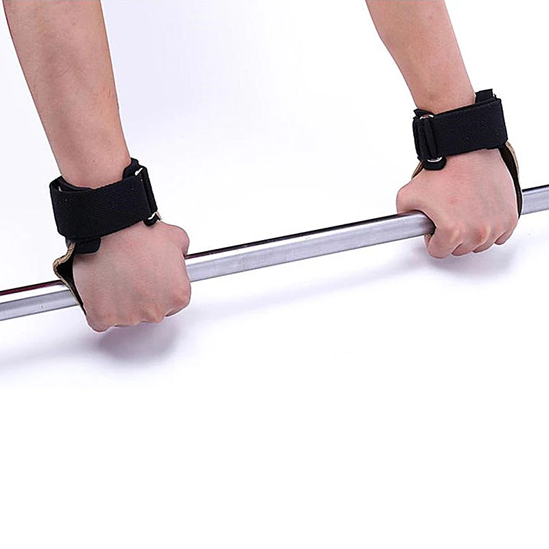 Нескользящие перчатки из воловьей кожи для тяжелой атлетики бодибилдинга