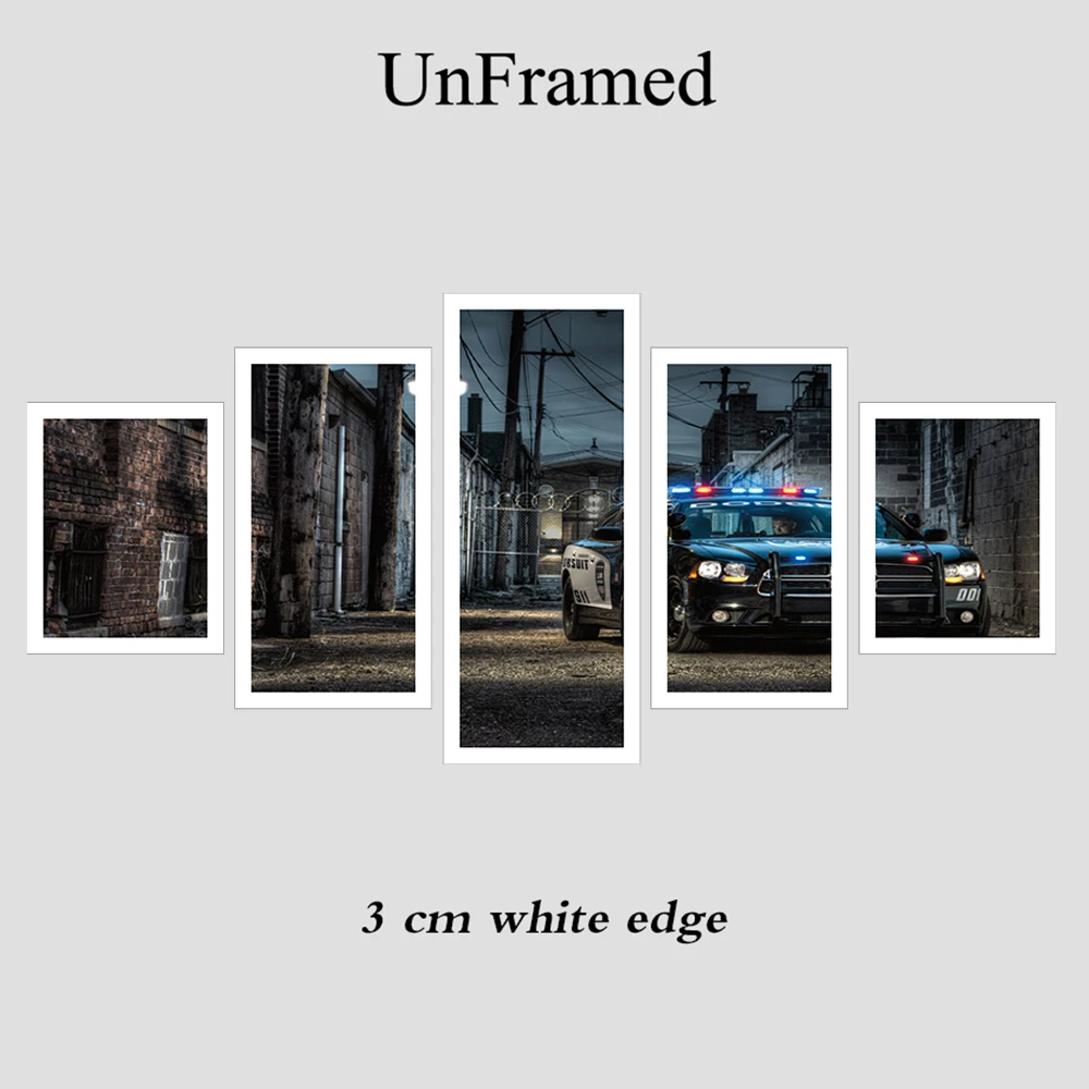 

New 5 Pieces/sets Canvas Art Canvas Paintings Car Wall Art Living Room Decorations For Home Wall Art Prints Canvas