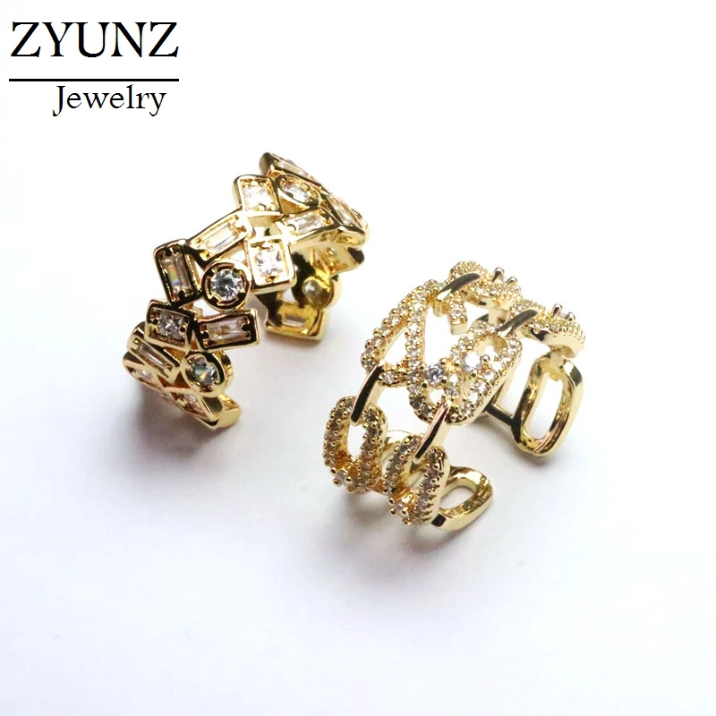 

5PCS, Stackable ring, CZ ring, Cluster ring, Dainty stackable rings, adjustable ring, open ring, layer rings